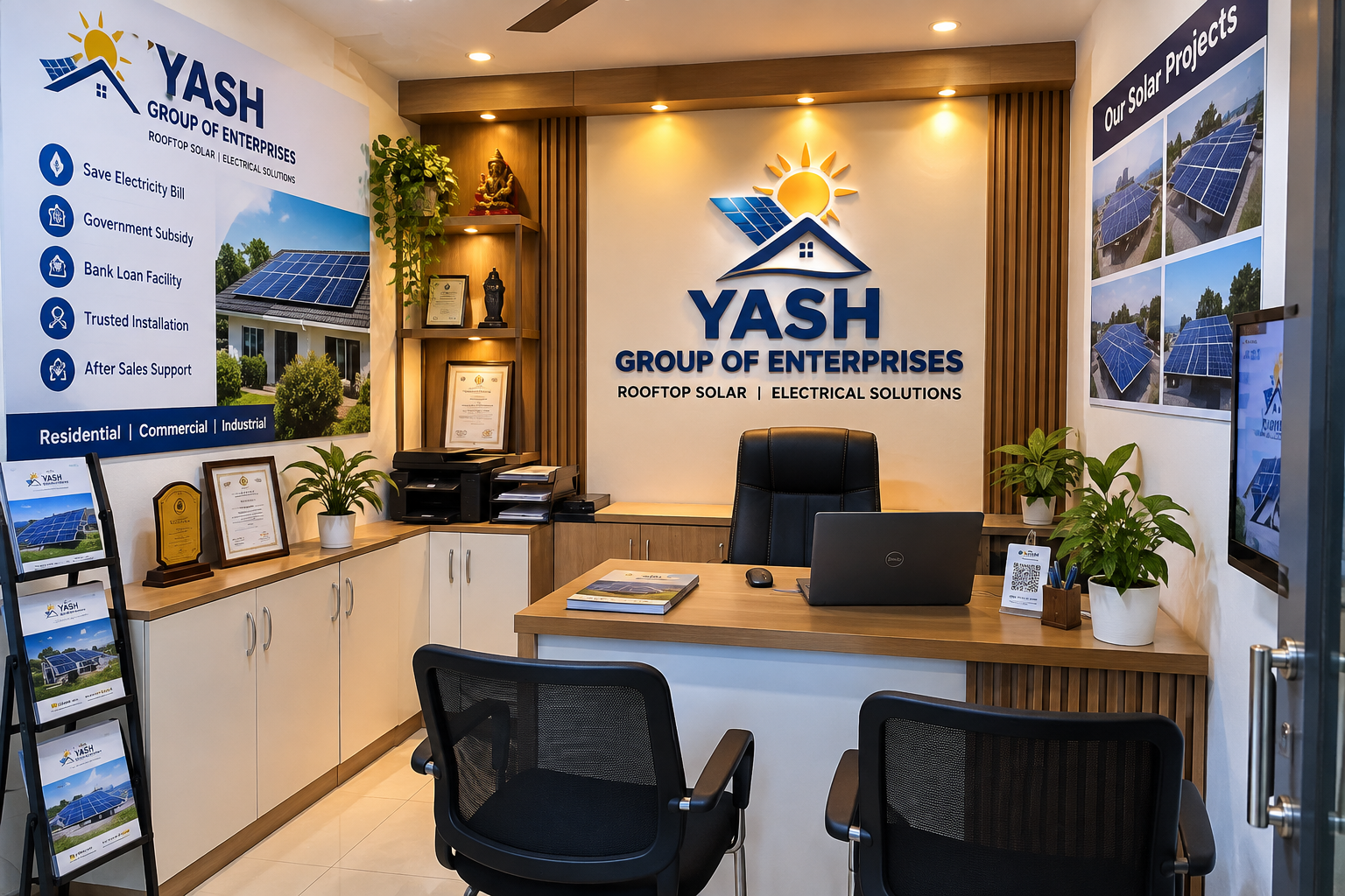 YASH SOLAR office interior