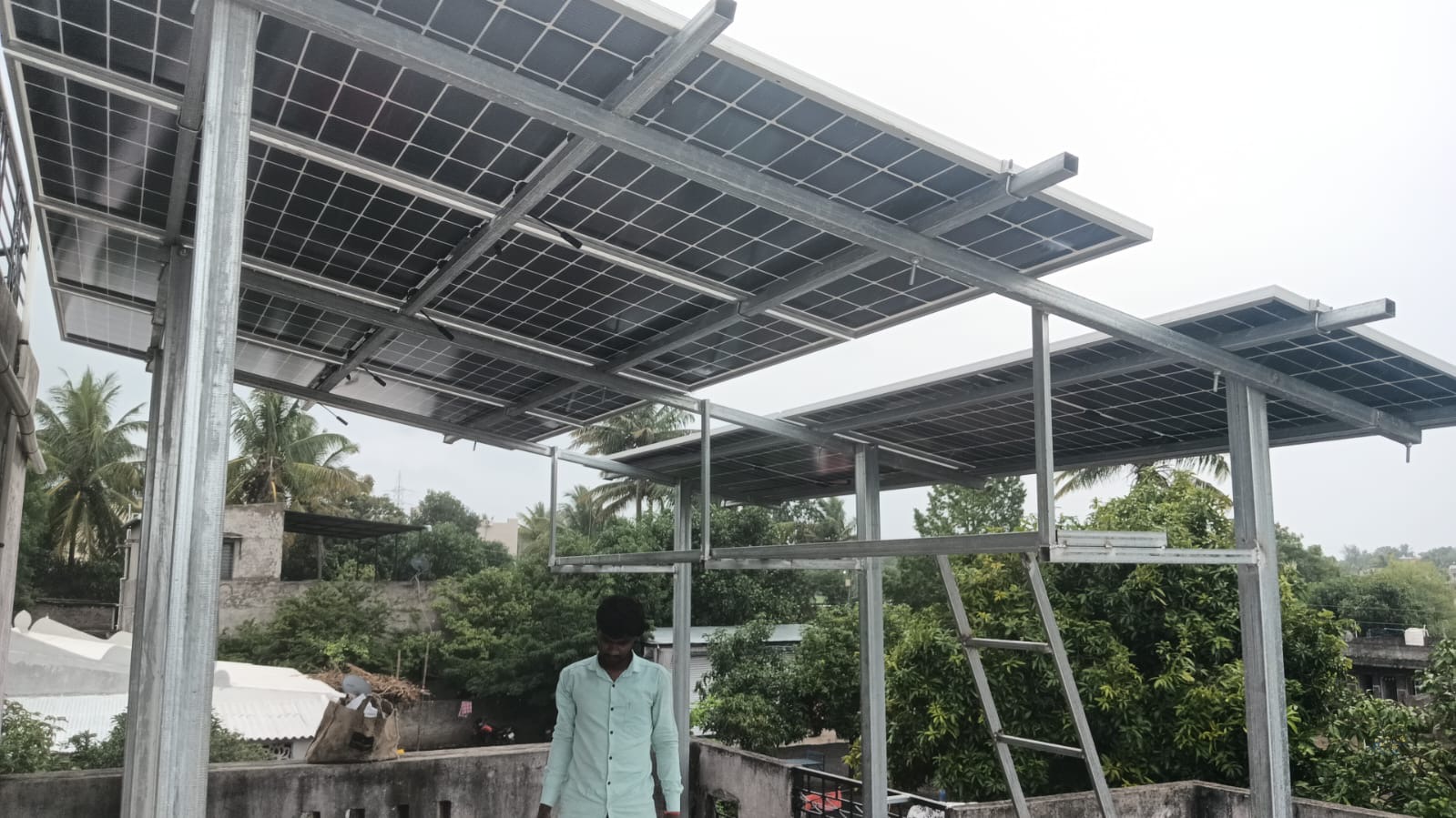 YASH SOLAR solar structure installation